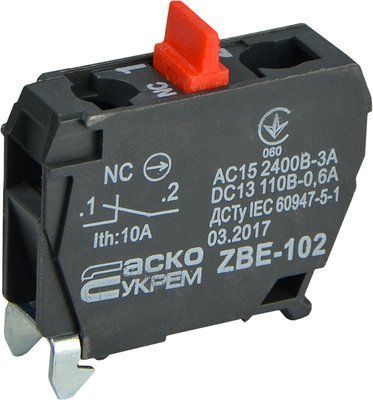 ZBE-102 N/C Контакт до постів XAL-D A0140010183 фото