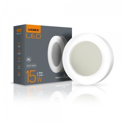 LED світильник ART IP65 круглий VIDEX 15W 5000K VL-BHFR-155 фото