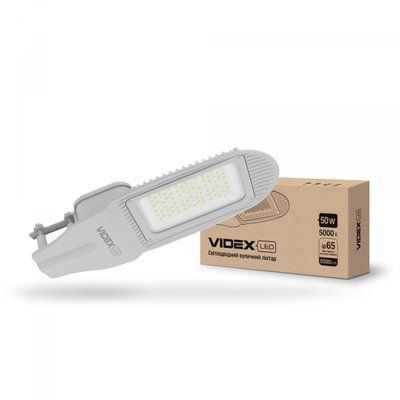 LED вуличний ліхтар VIDEX 50W 5000K Сірий VL-SL06-505 фото