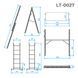 Драбина-поміст (2х6) INTERTOOL LT-0027 LT-0027 фото 11