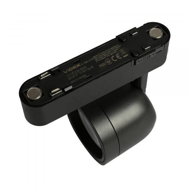 Світильник МАГНІТНИЙ трековий VIDEX LA76B 8.5W 4000K 48V Black VL-TRMS-LA76B фото