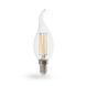 Лампа свiтлодiодна свічка на вітру 4W E14 2700K filament Feron LB-59 Cf37 25575 фото 1