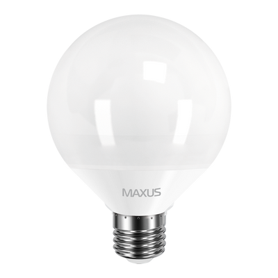 Світлодіодна LED лампа (куля) MAXUS G95 12W 4100K яскраве світло 220V E27 (1-LED-902) 1-LED-902 фото